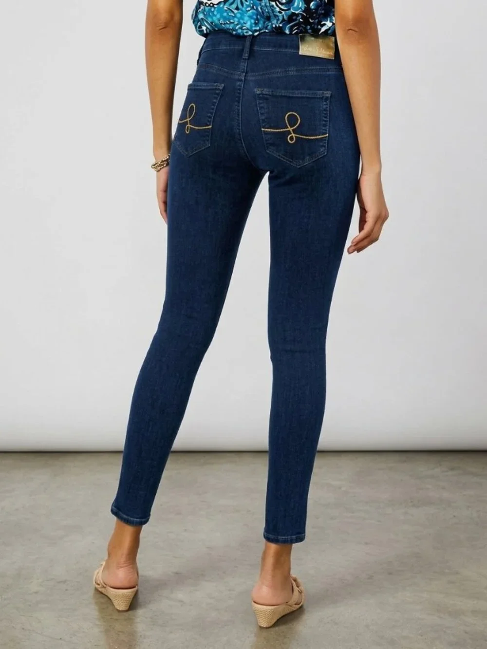 Lilly Pulitzer Eagan High Rise Skinny Jeans Repreve® Denim Women’s NWT - Picture 3 of 6